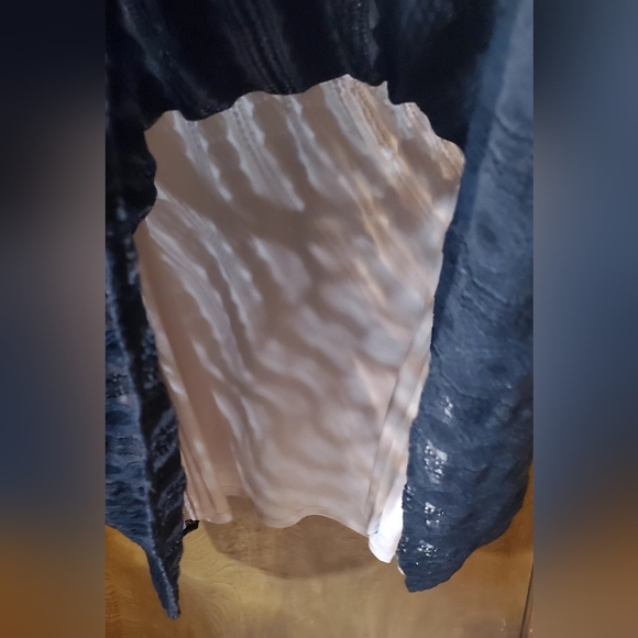 NWT Size 22 Black Lace Midi Length Dress from Dressbarn - Picture 3 of 7